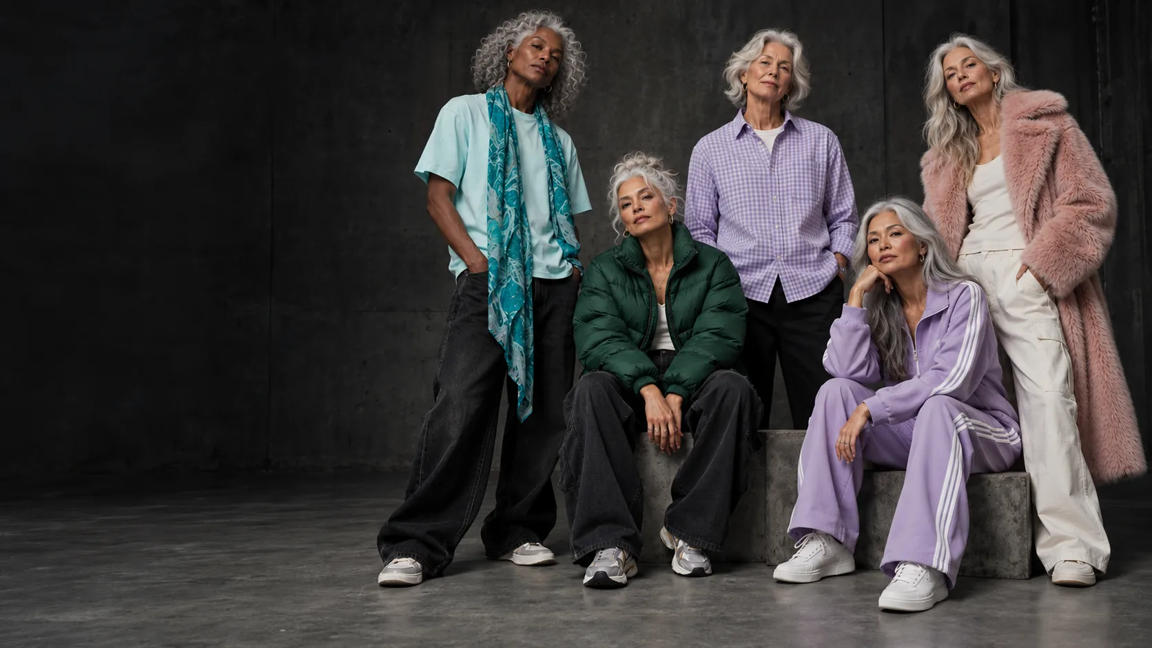 DUSKLINE collection campaign featuring the new season looks